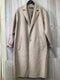 Polo Felted Wool coat Size Large New