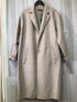 Polo Felted Wool coat Size Large New