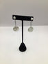 Mother Of Pearl and Silver Disk SET Necklace and Earrings