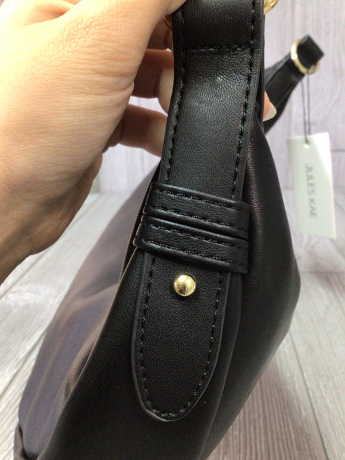 Jules Kae Black Shoulder Vegan Purse New