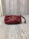 Prada Vitello Shine Leather Pouch Amaranto 1N1422 Pre-owned
