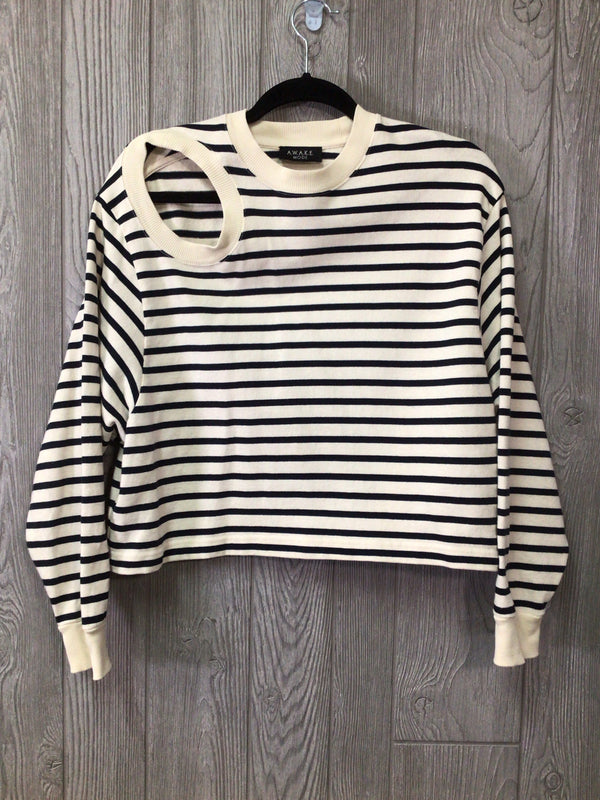 AWAKE Mode Open Shoulder Sweatshirt Size Small