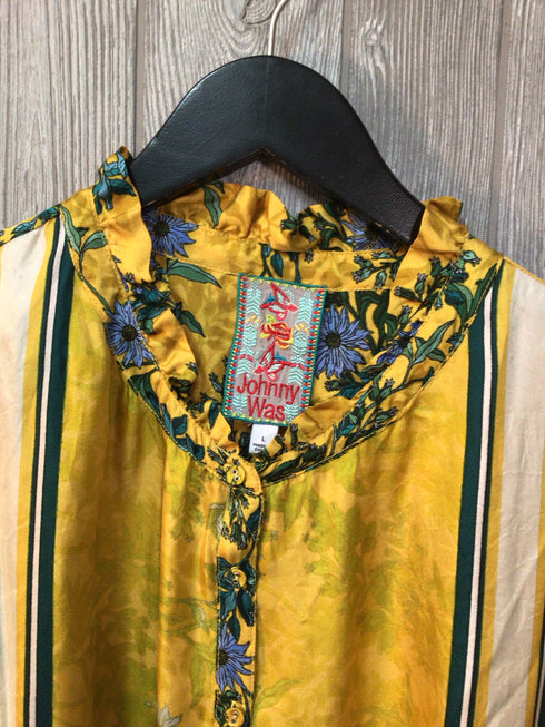 Johnny Was Silk Top Size Large