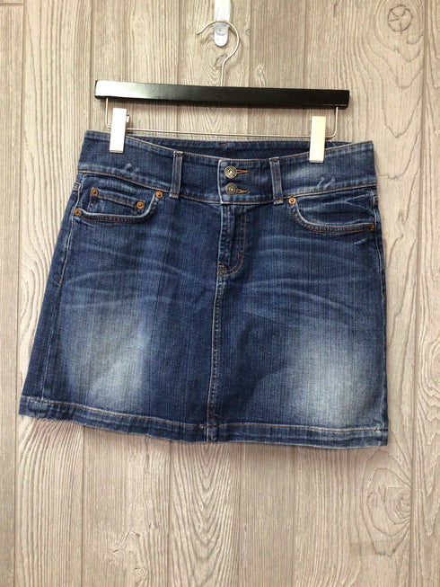 Red Engine Denim Skirt Size 28