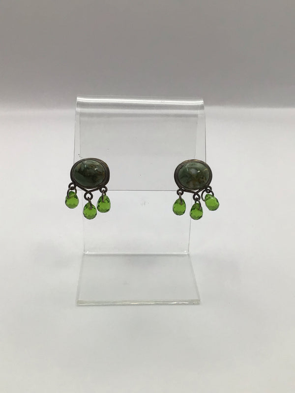 Great Falls Metal Works Agate Earrings