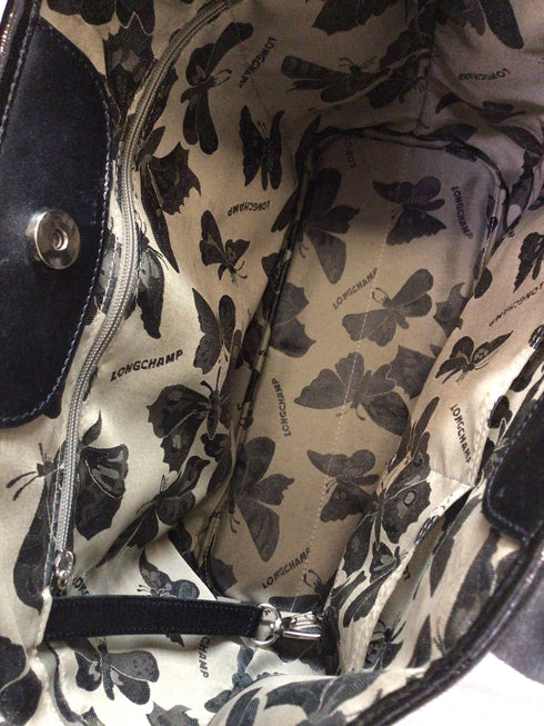 Longchamp Patent Leather Tote Bag Vintage